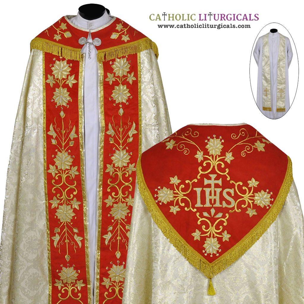 Cope Vestment&nbsp;Gold Cope & Stole Set