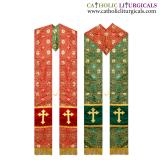 Priest Stoles - Reversible Red / Green - Priest Stole