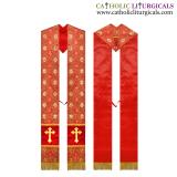 Priest Stoles - Metallic Red - Priest Stole